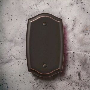 "Sonoma" Amerelle Blank Switch Plate / Outlet Cover In Aged Bronze